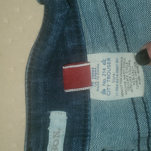 Stetson city trouser jeans sz 8L - Picture 4 of 4